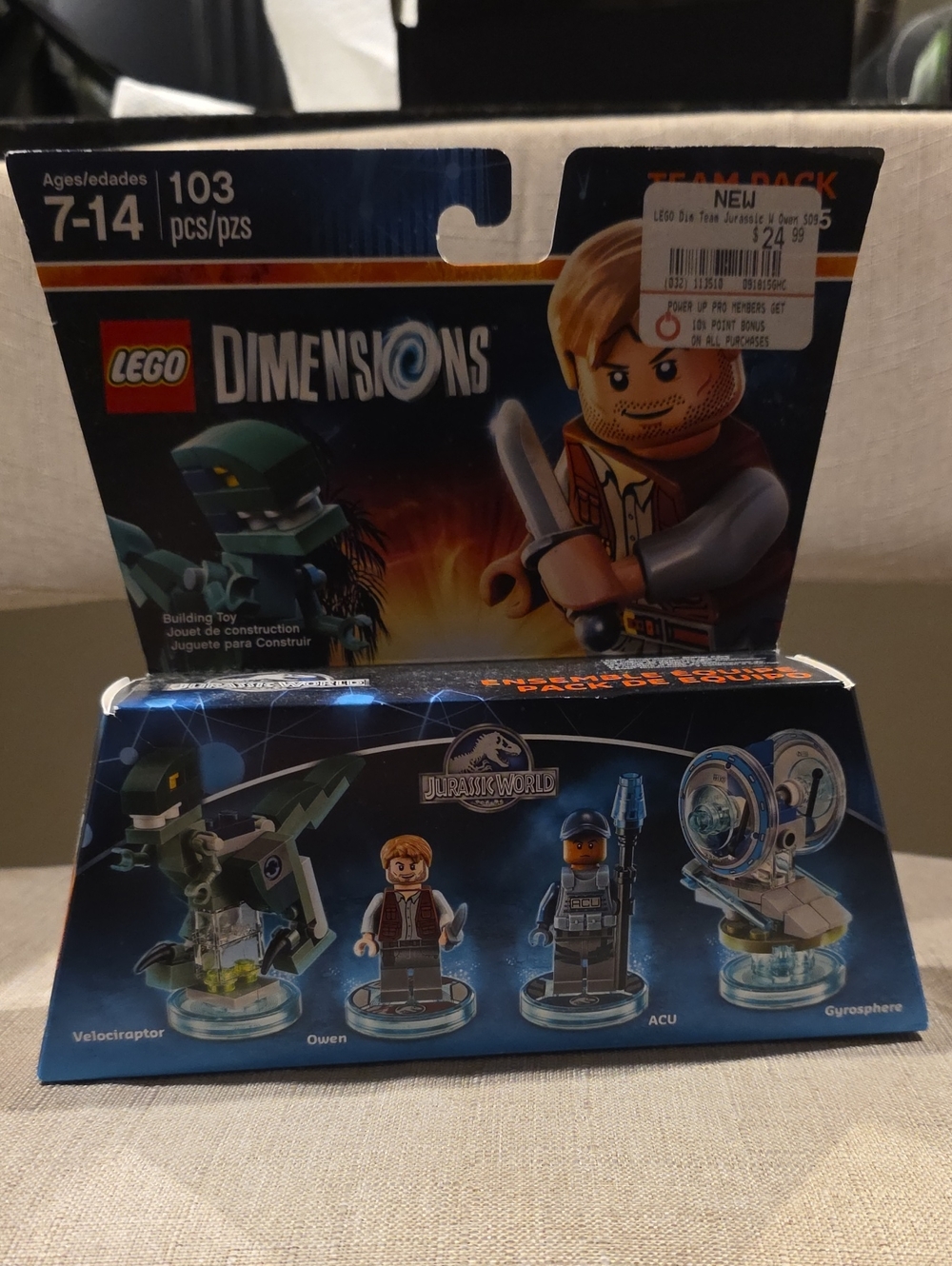 Lego Dimensions Jurassic World Team Pack 71205 Lego Dimensions